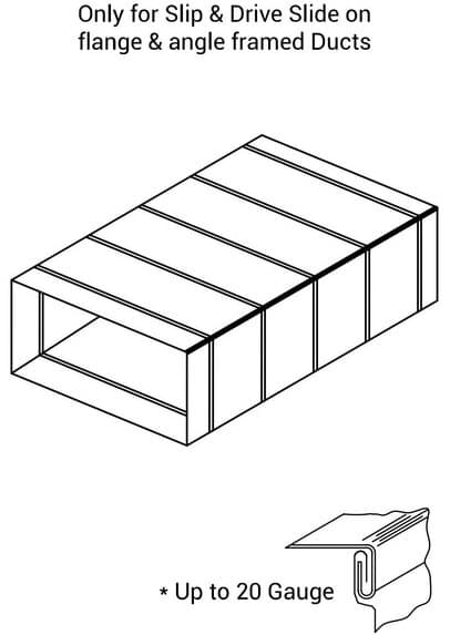 Double corner seam — Longitudinal seam